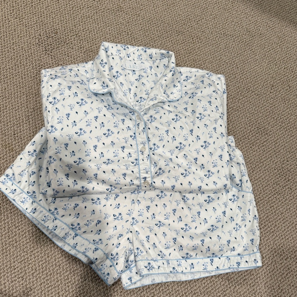 Lake Pajama Georgie Pocket Shorts Set